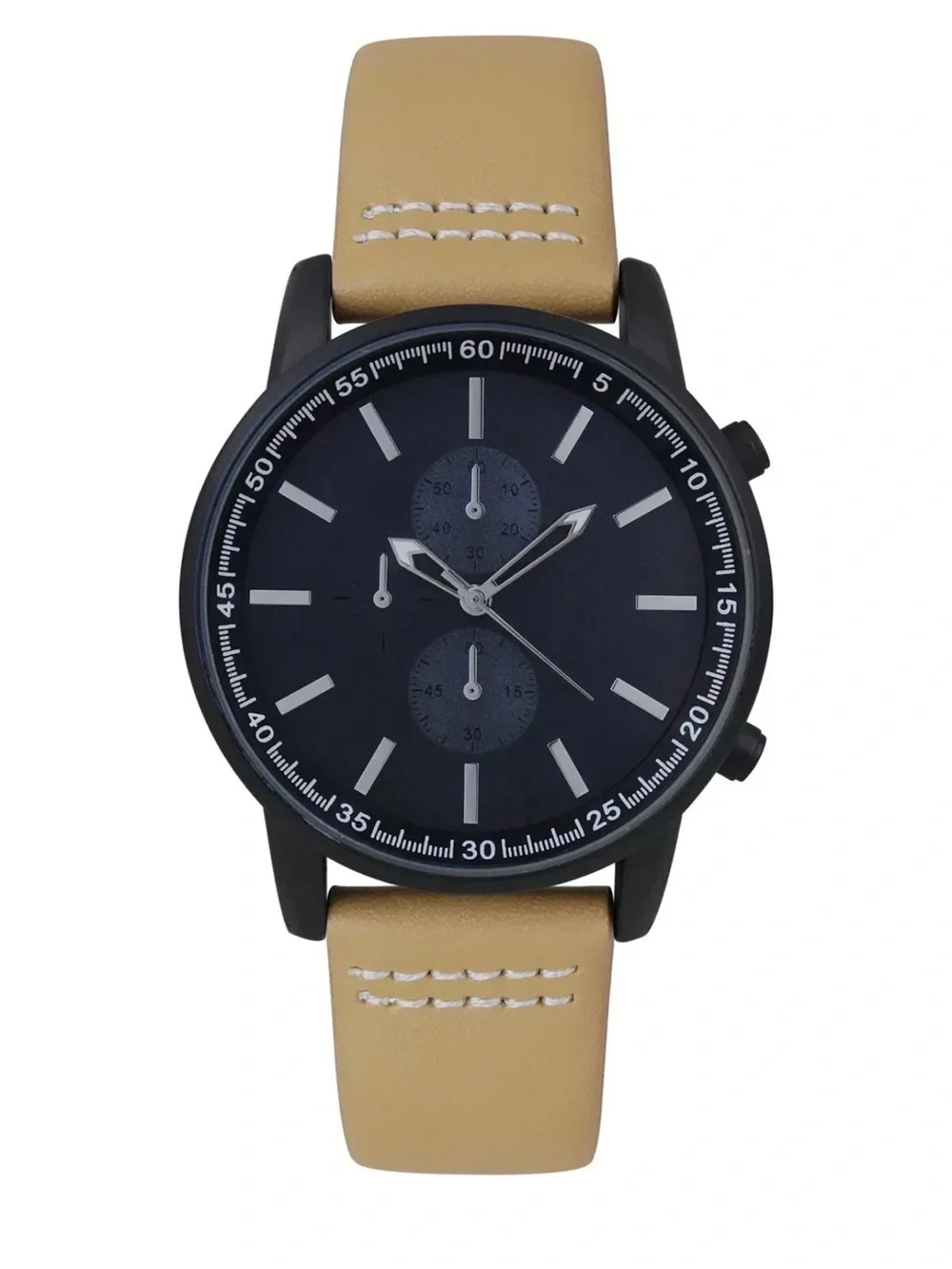 🖤🖤I.N.C. INTERNATIONAL CONCEPTS Men's Tan Strap Watch 44mm